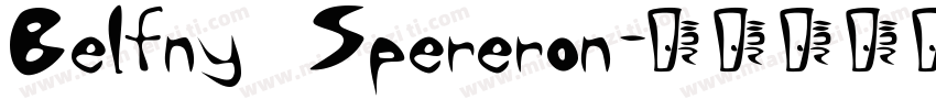 Belfny Spereron字体转换